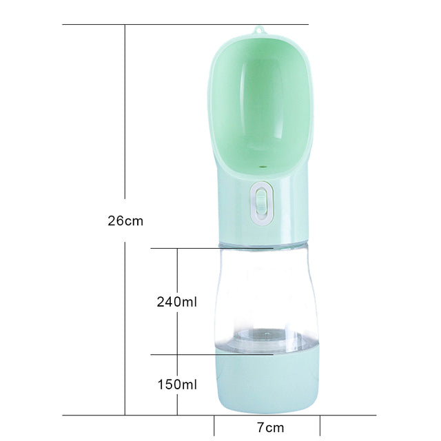 pet dog water bottle feeder