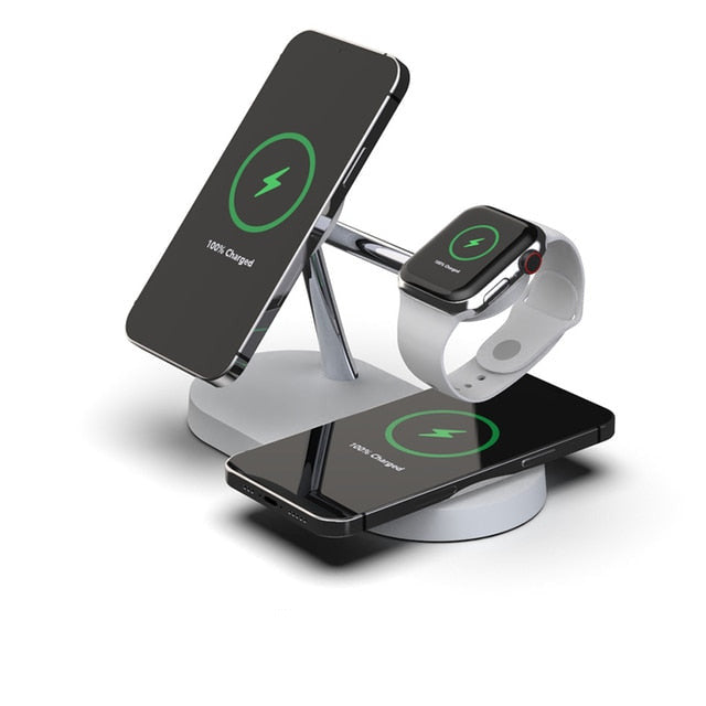 3-in-1 wireless magsafe charger stand