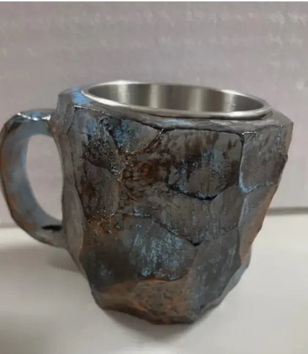 resin mineral crystal coffee mug