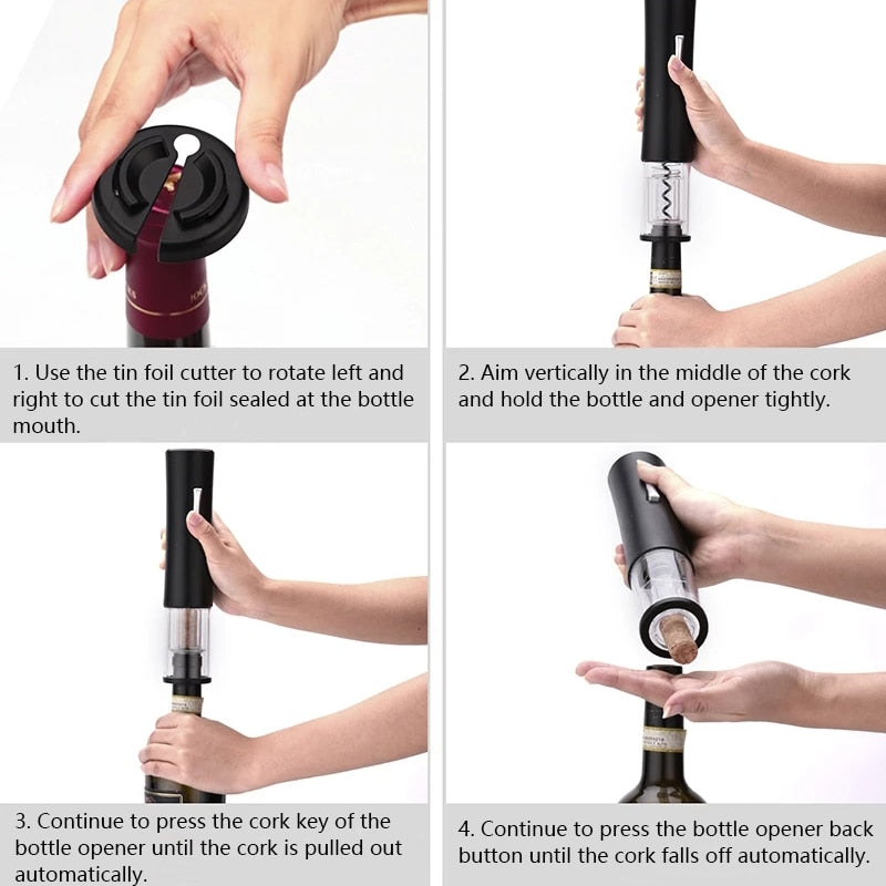 automatic wine bottle opener