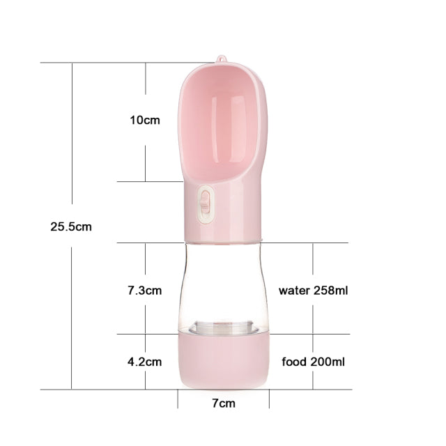 pet dog water bottle feeder
