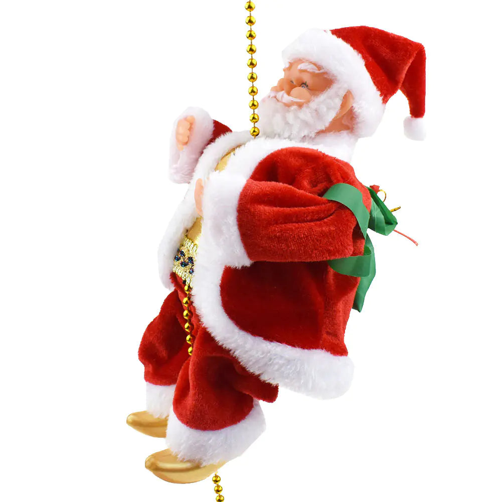 santa claus climbing toy