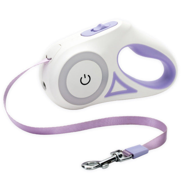 led lights dog leash