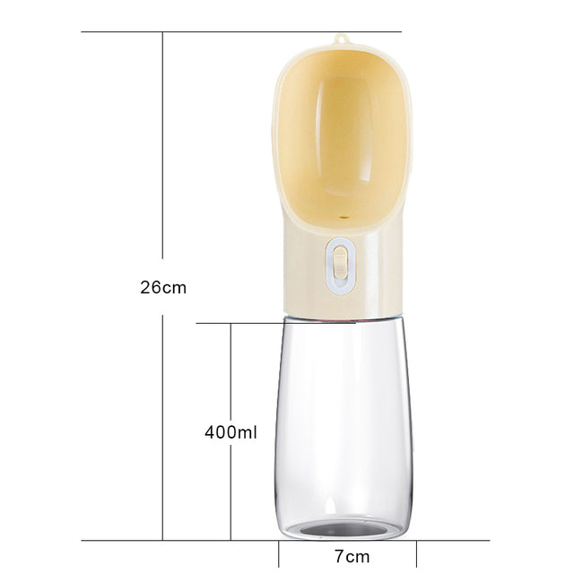 pet dog water bottle feeder