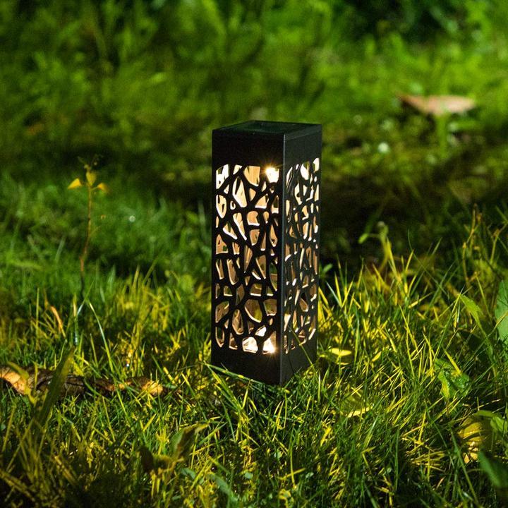 solar powered waterproof vintage garden light