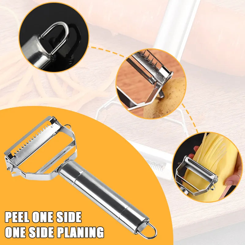 stainless steel kitchen vegetable peeler