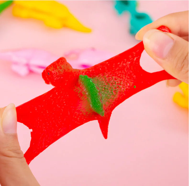 creative dinosaur catapult toy