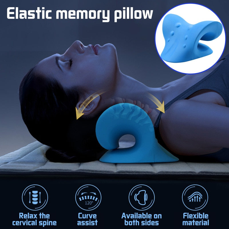 neck shoulder stretcher pillow