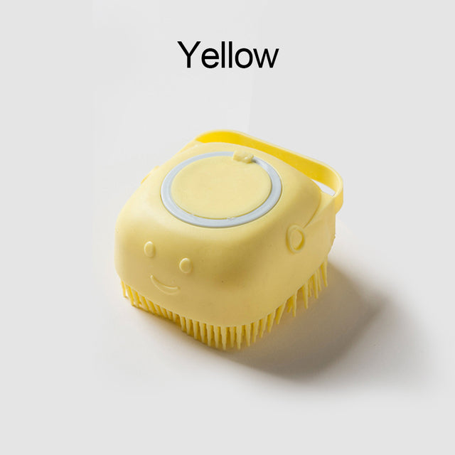 soft silicone dog brush