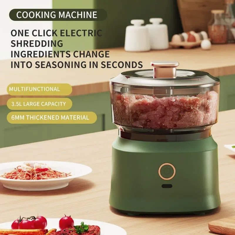 automatic electric garlic press