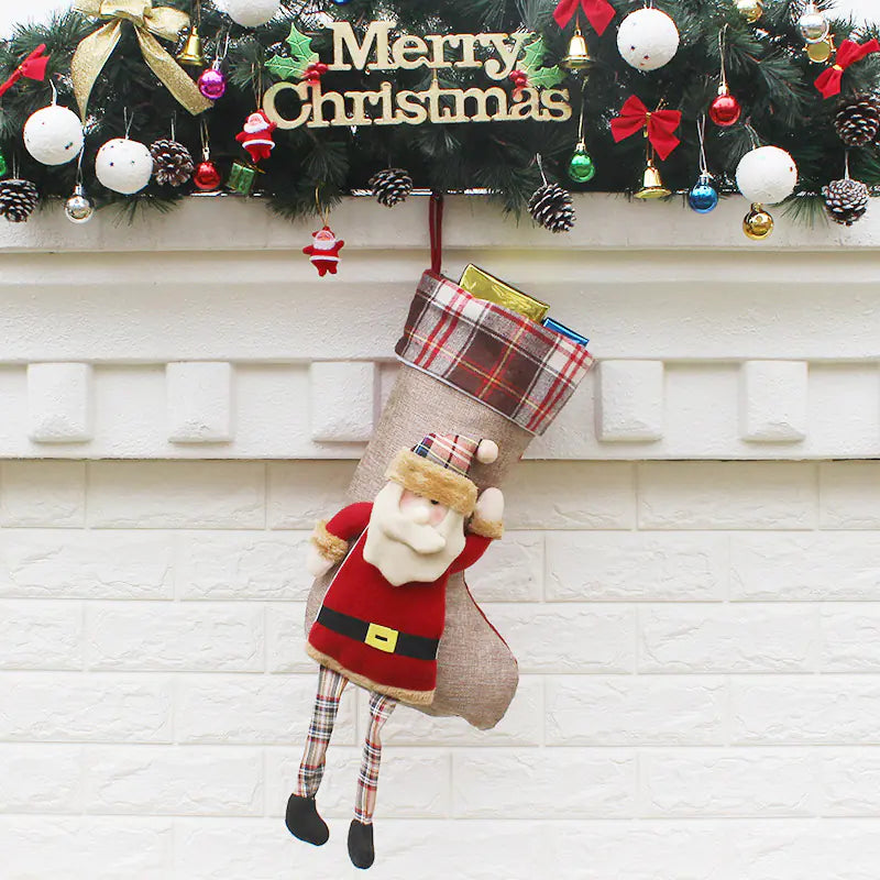 christmas stocking gift bag