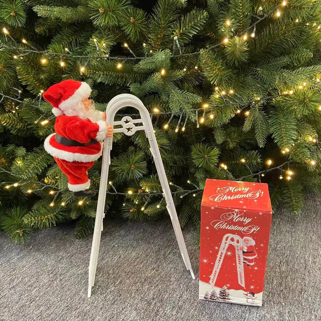 santa claus climbing toy
