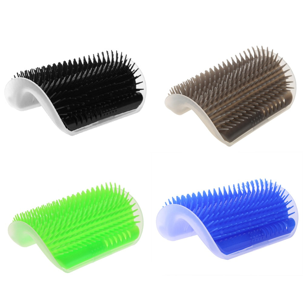 cat self groomer corner brush