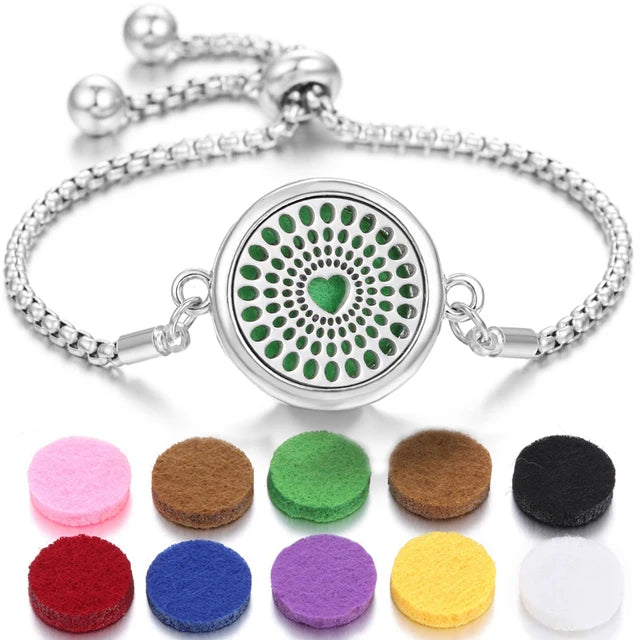 stainless steel perfume bracelet