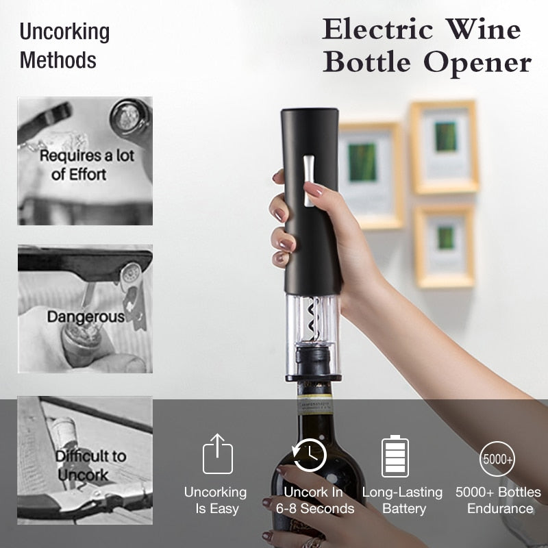automatic wine bottle opener