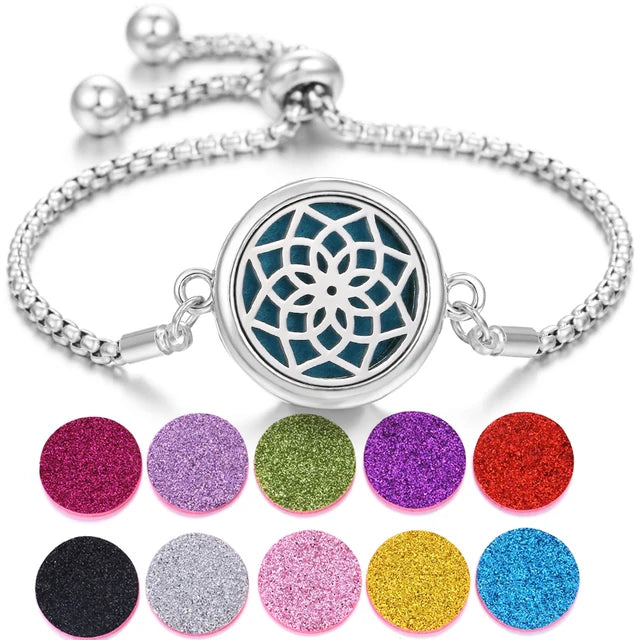 stainless steel perfume bracelet