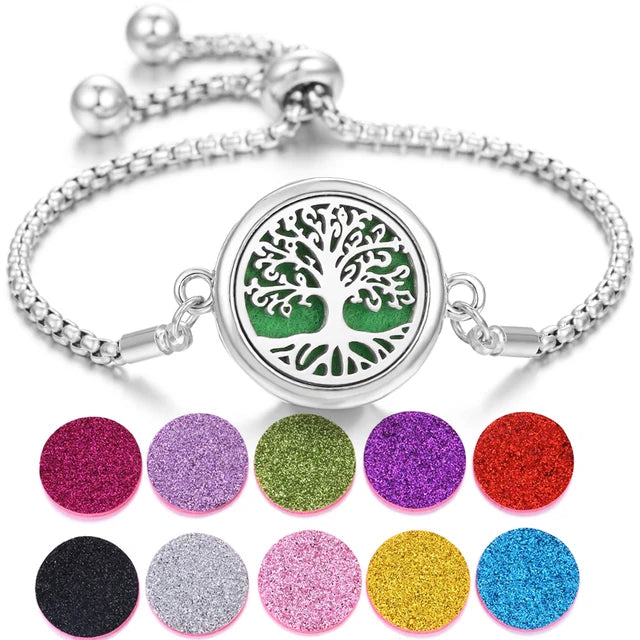 stainless steel perfume bracelet