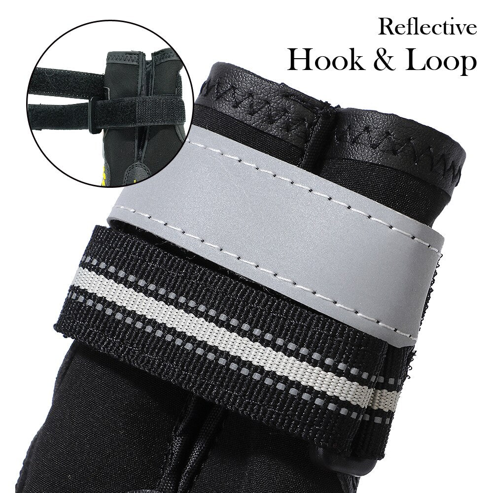 waterproof reflective dog boots