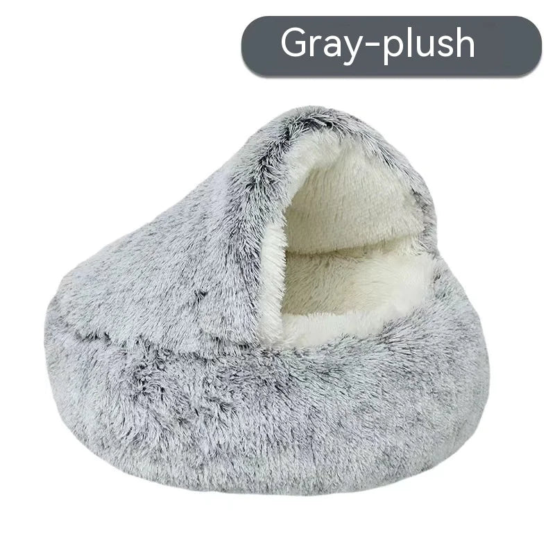 semi-closed cat bed nest