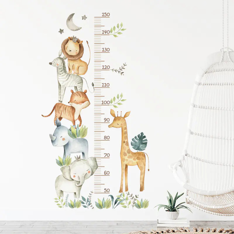 african animal height chart