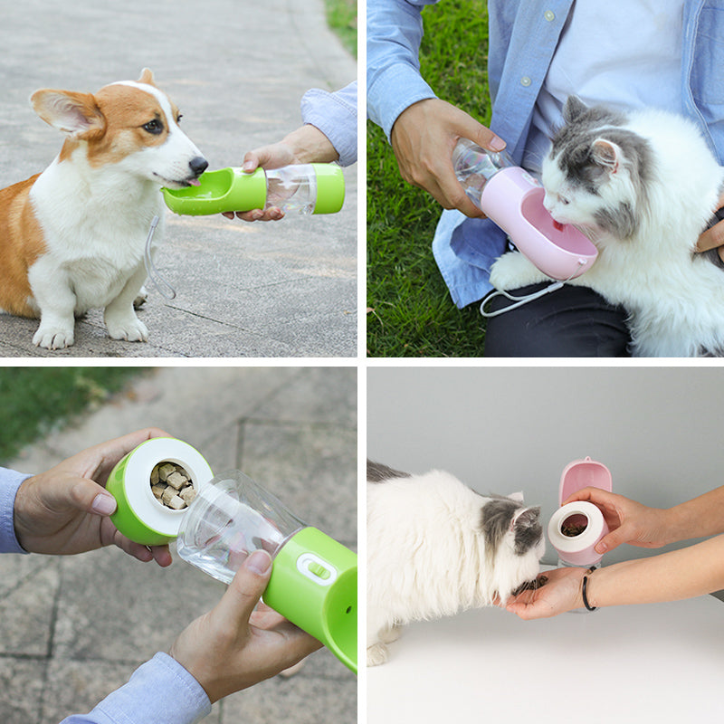 pet dog water bottle feeder