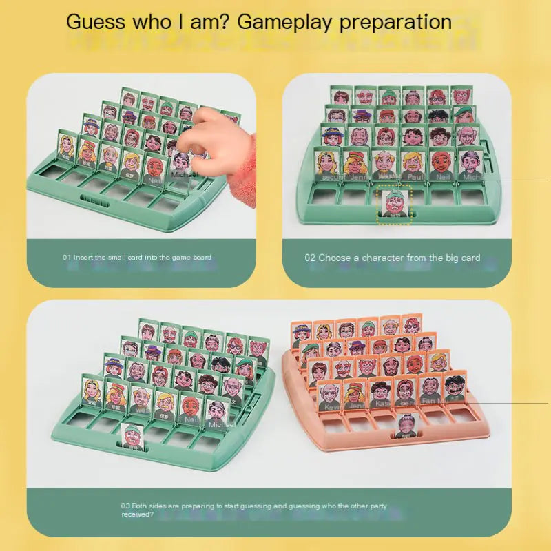 guess who? logic card game