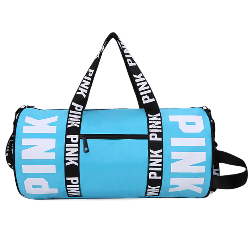 pink handbag