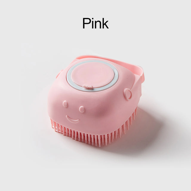 soft silicone dog brush