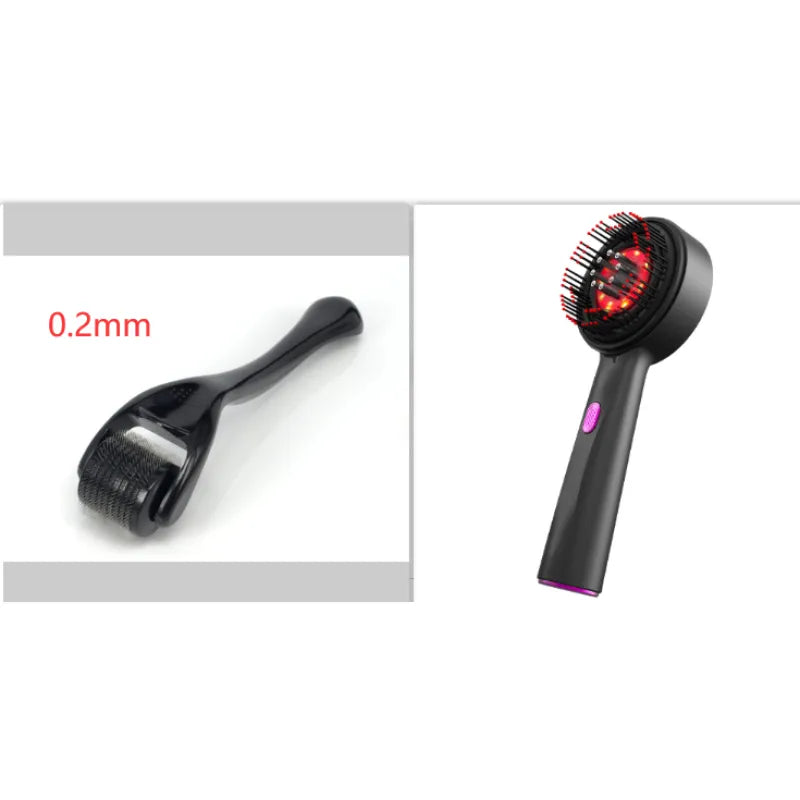 electric scalp massage comb – red light & hair care