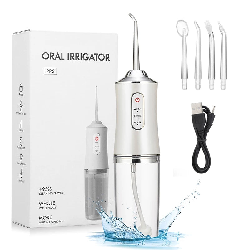 waterproof irrigator dental cleaner
