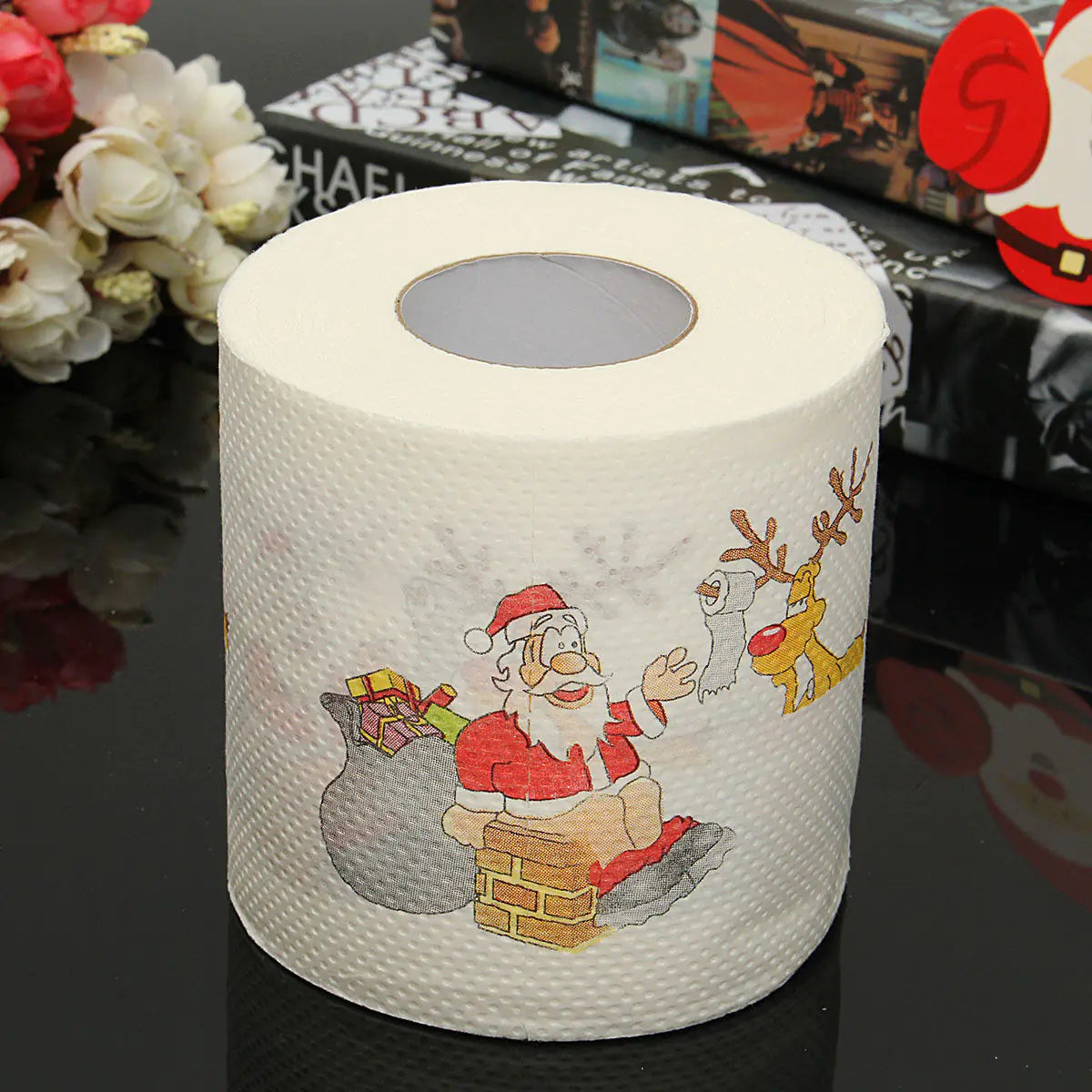 christmas toilet paper rolls