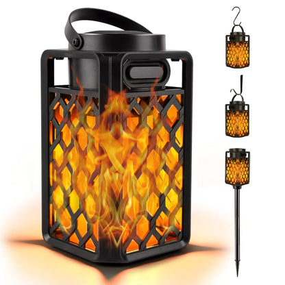 Outdoor Bluetooth Speaker with Flame Atmosphere