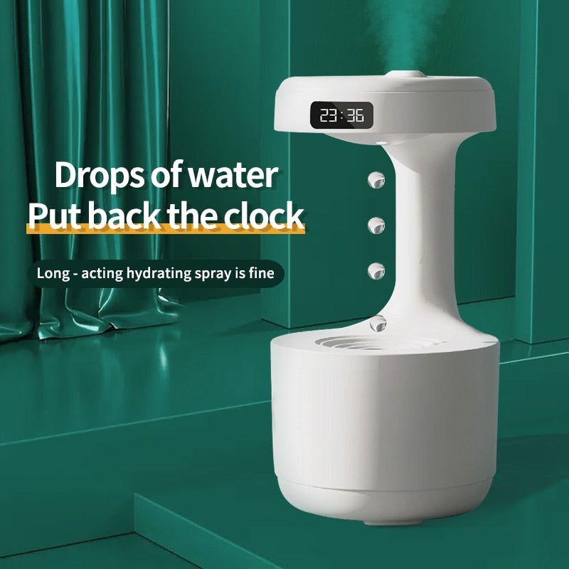 led  water drop humidifier diffuser