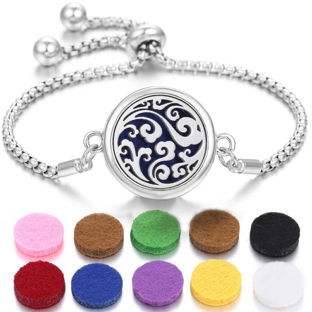 stainless steel perfume bracelet