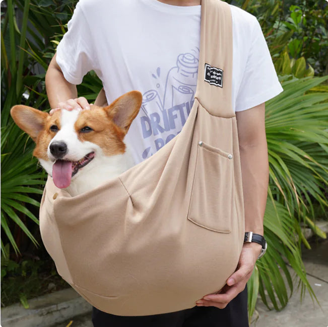 pet crossbody carrier bag