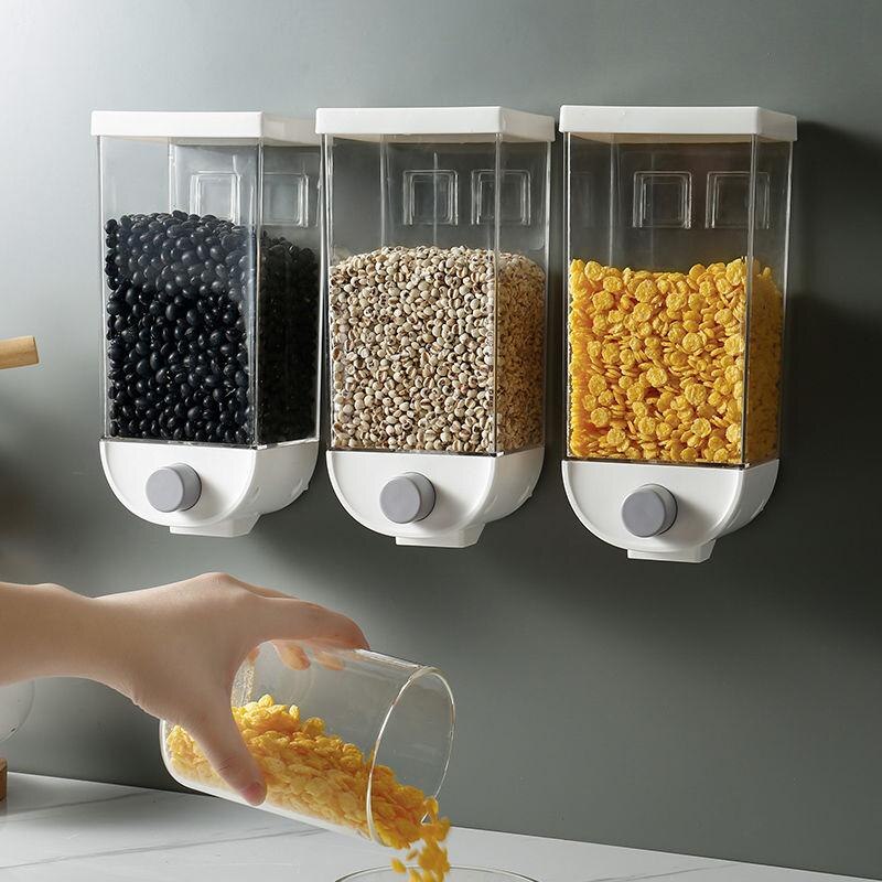 wall-mounted kitchen multi-grain sealed jars