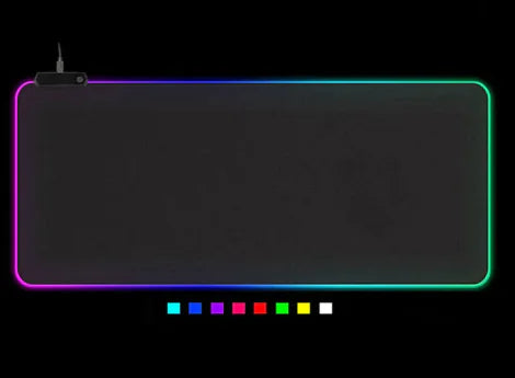 led rgb luminous mouse pad