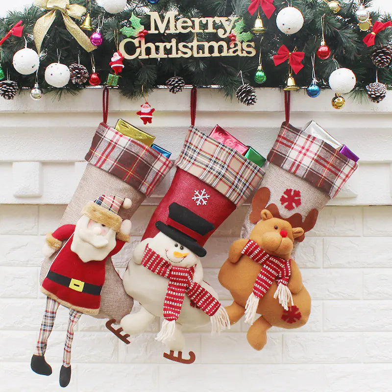 christmas stocking gift bag