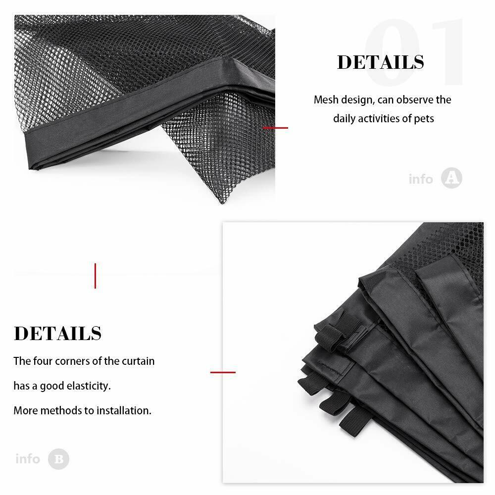 black foldable protection pet safety gate