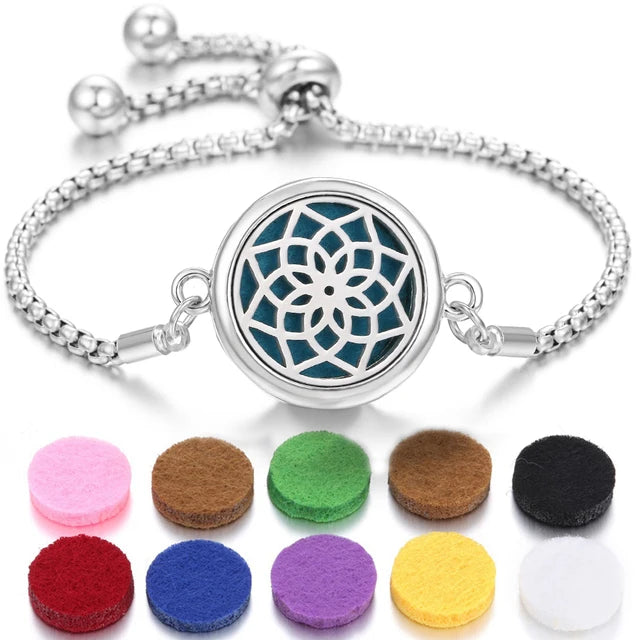 stainless steel perfume bracelet
