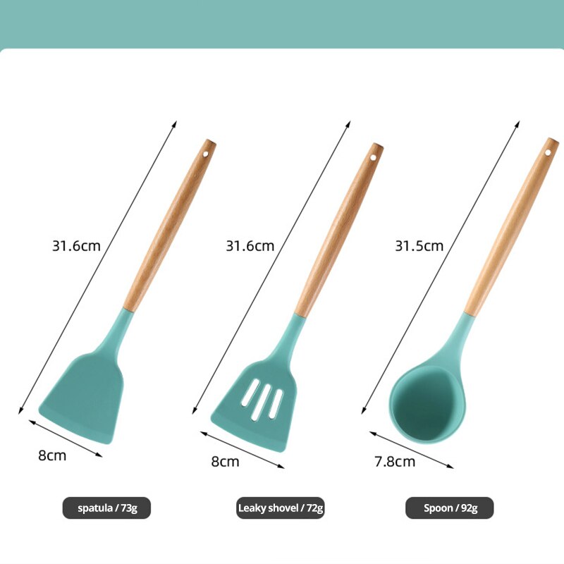 non stick pot spatula and spoon