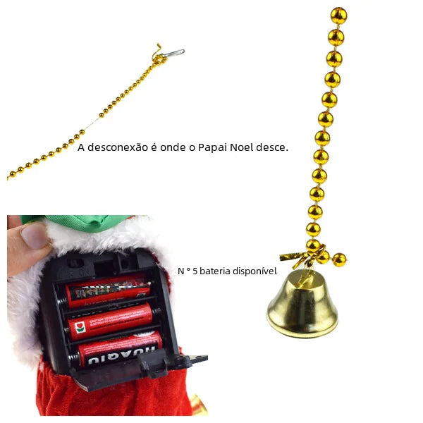 santa claus climbing toy