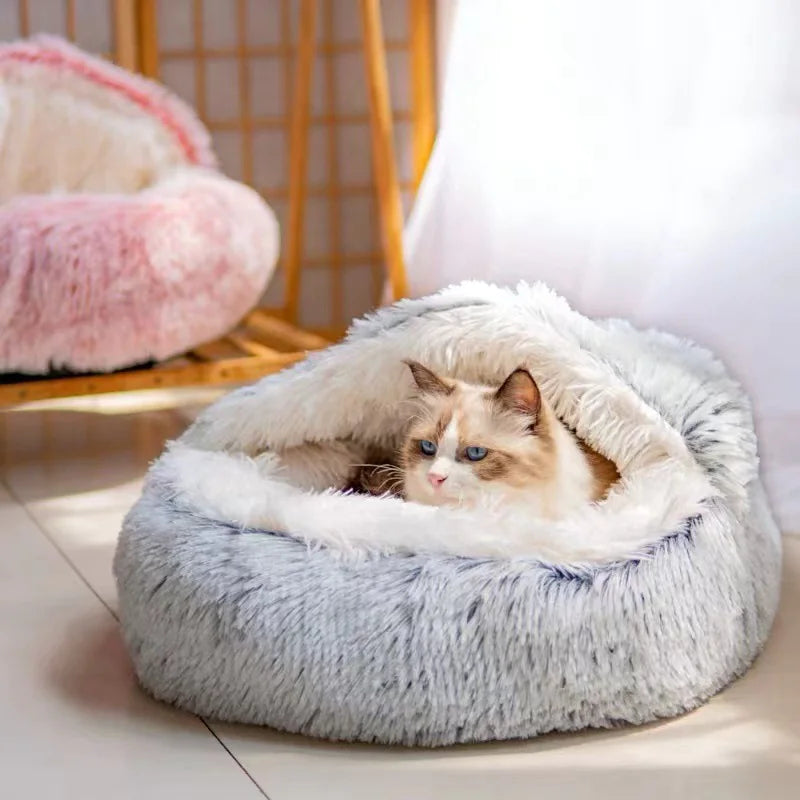 semi-closed cat bed nest