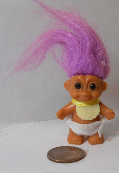 Purple Hair Troll Baby Doll
