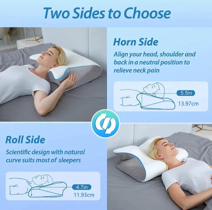 memory foam cervical pillow