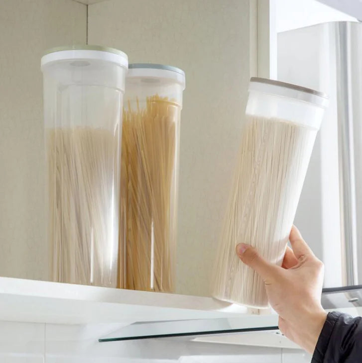 plastic pasta storage box