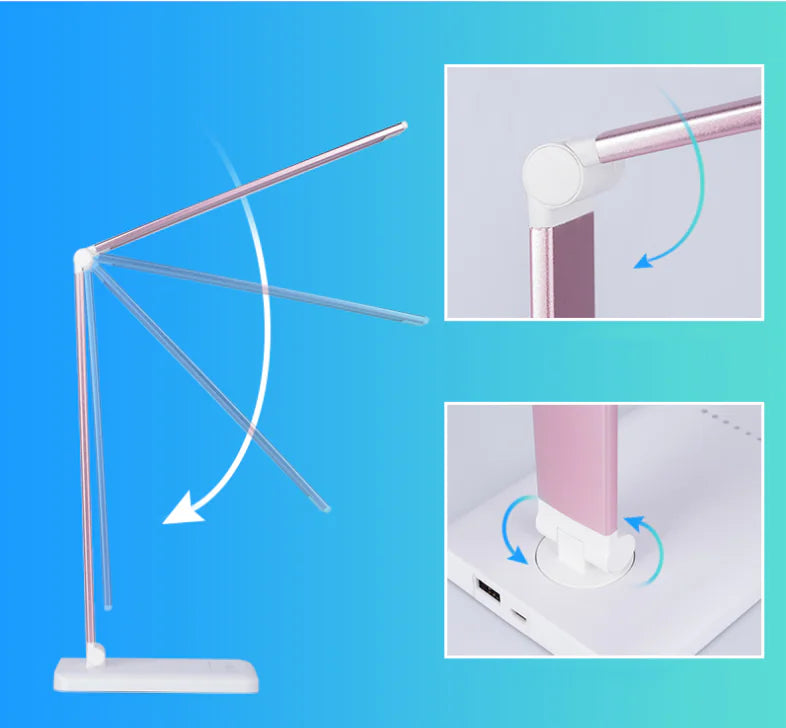 5-level adjustable led desk lamp
