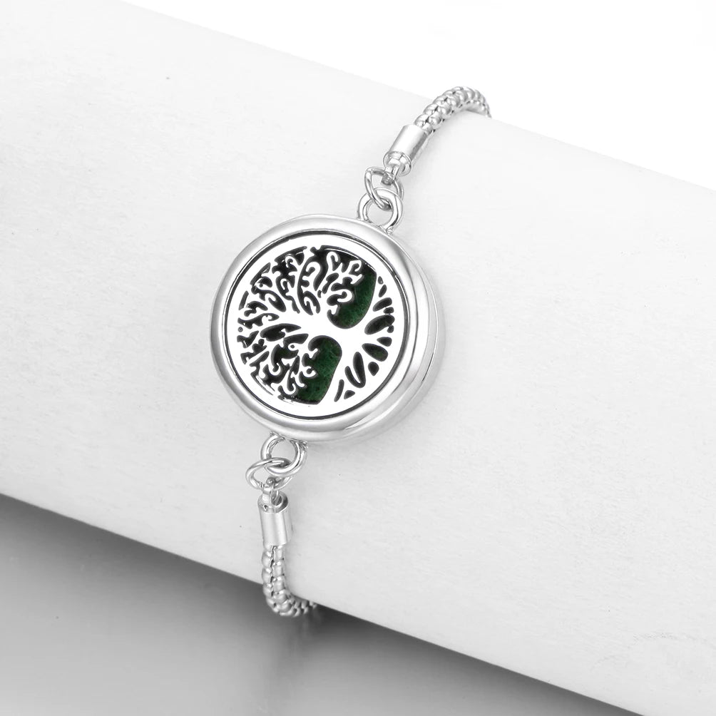 stainless steel perfume bracelet