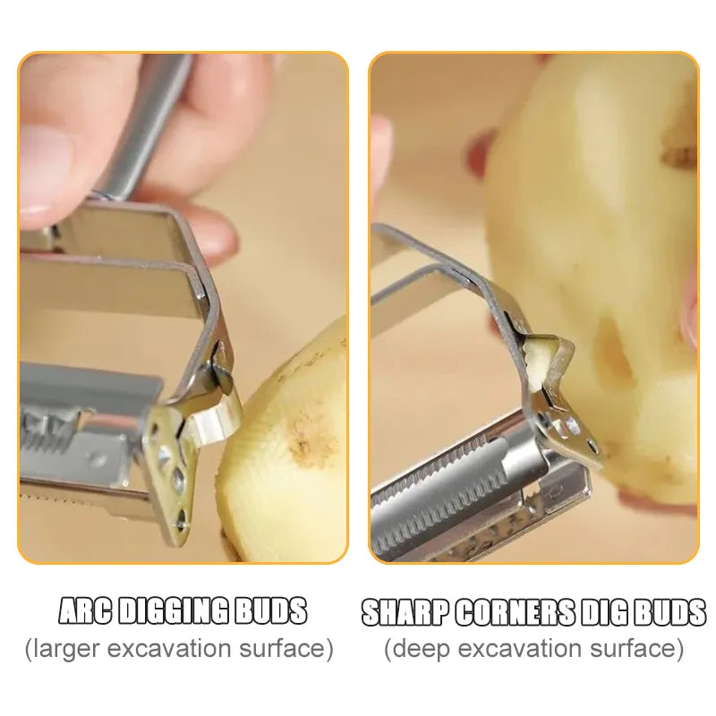 stainless steel kitchen vegetable peeler