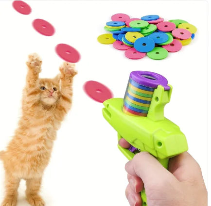 interactive cat toy launcher